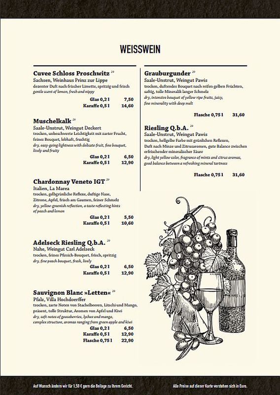 Speisekarte Seite 4